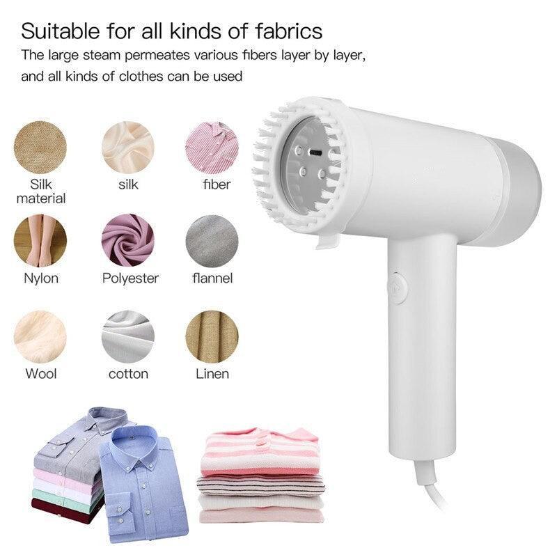 Handheld 1000W Powerful Steamer Brush Mini Electric Garment Cleaner - VirtuousWares:Global