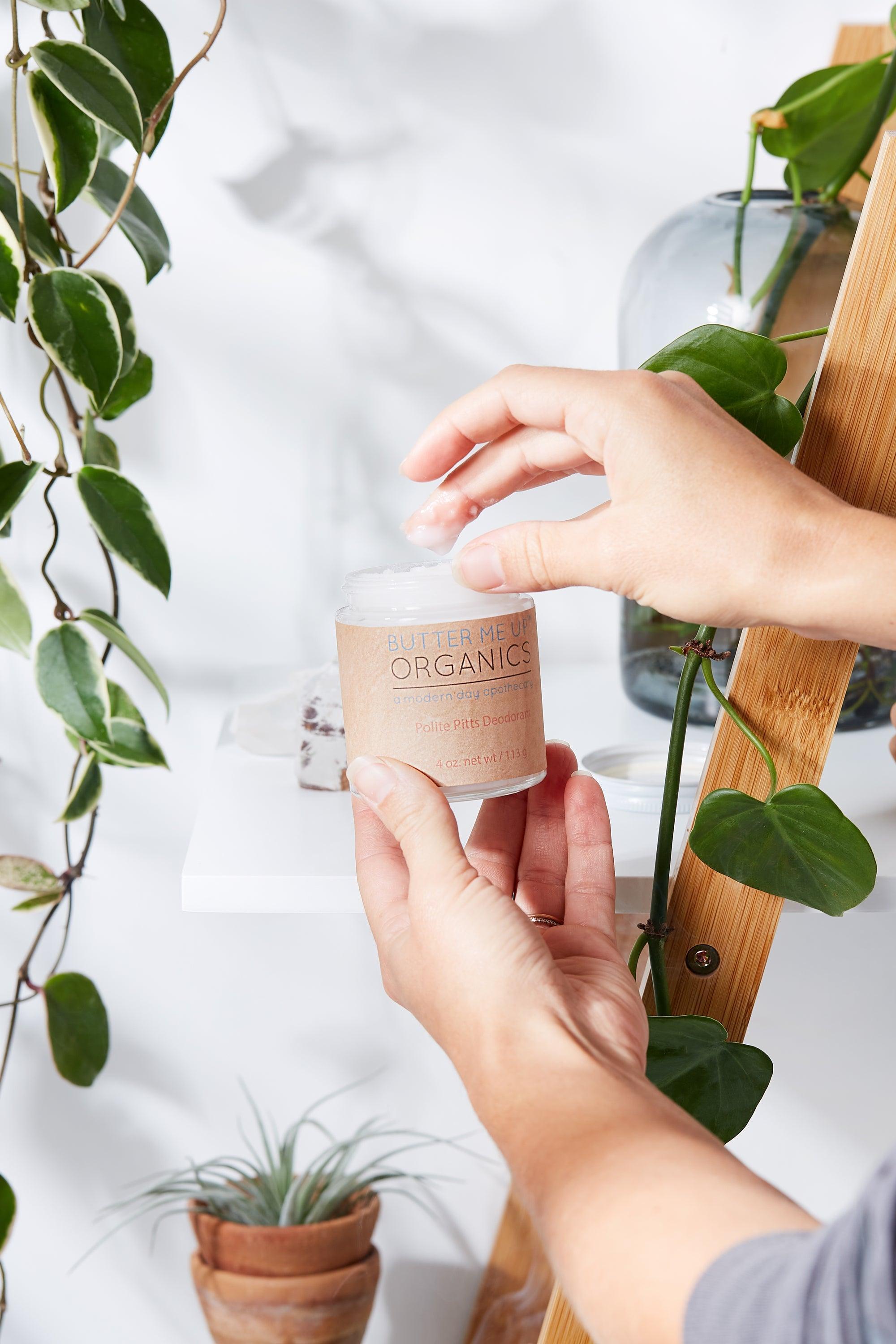 Handmade Organic Deodorant Polite Pitts - VirtuousWares:Global