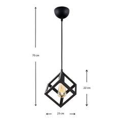 Hanging Lamp TUTTO Black - VirtuousWares:Global