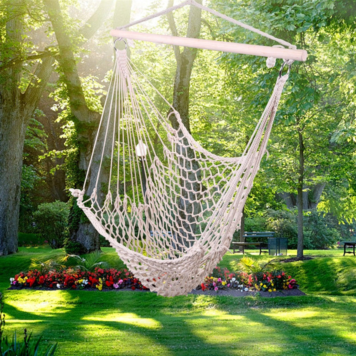 Hanging Rope Air/Sky Chair Swing - VirtuousWares:Global