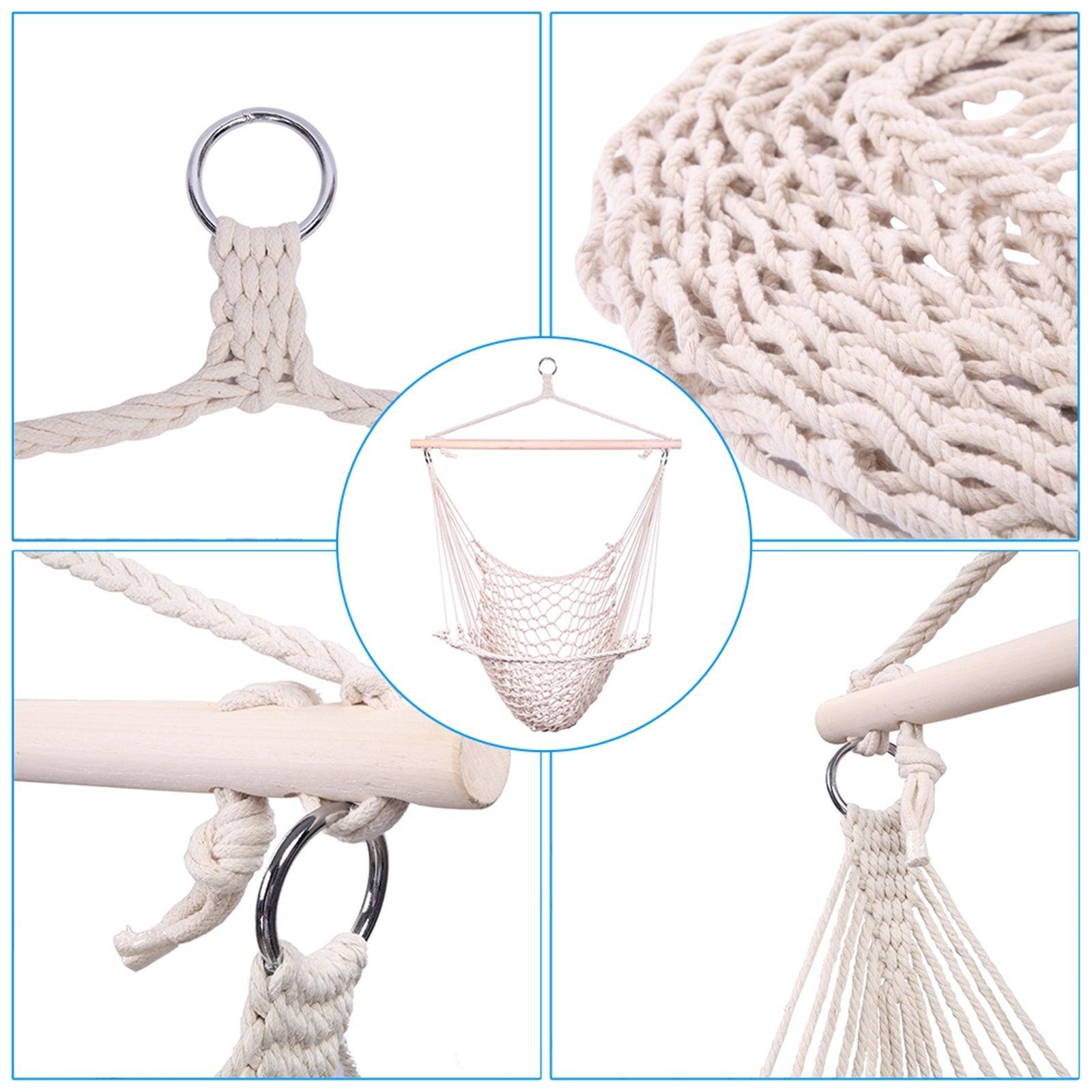 Hanging Rope Air/Sky Chair Swing - VirtuousWares:Global