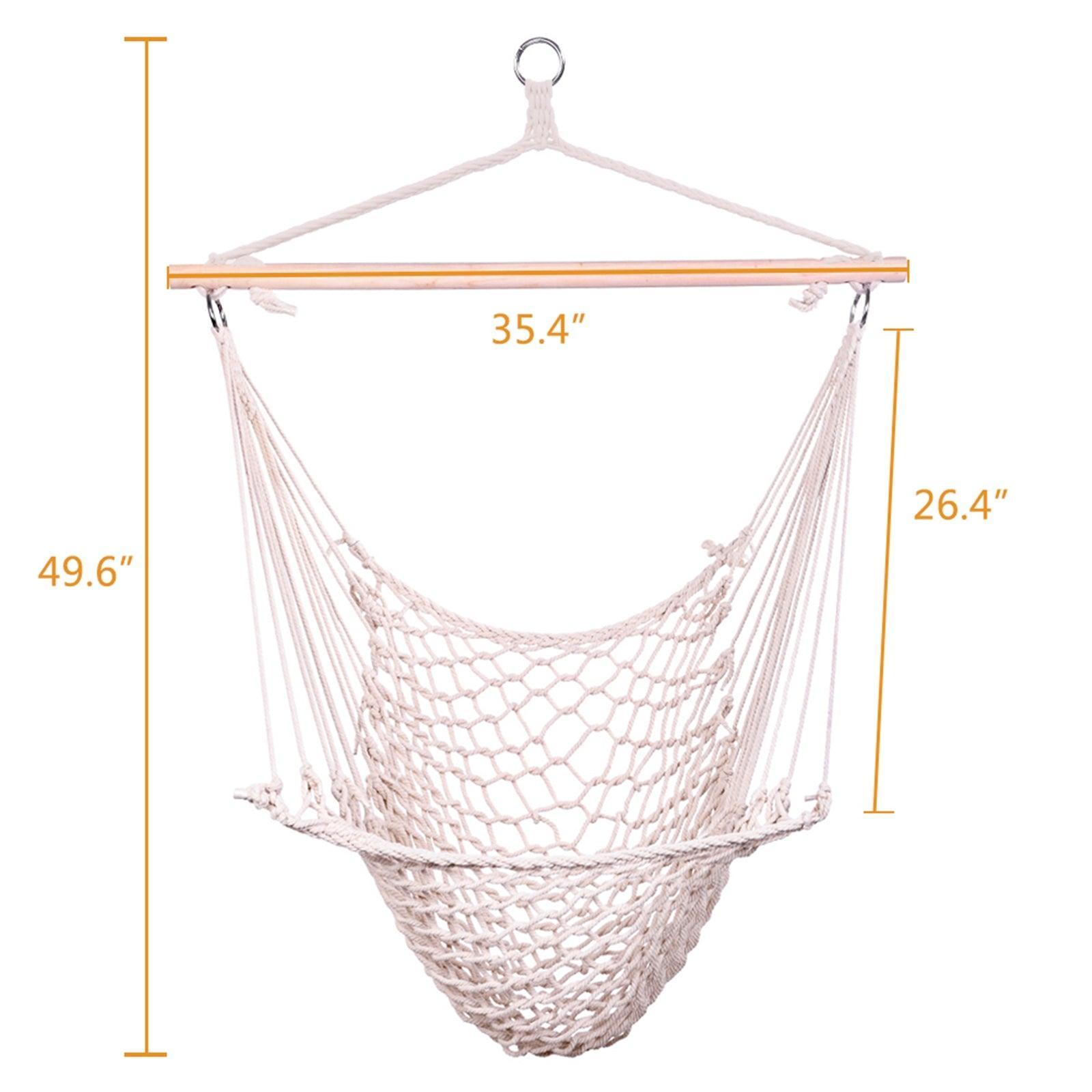 Hanging Rope Air/Sky Chair Swing - VirtuousWares:Global