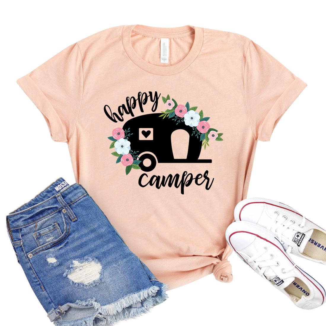 Happy Camper T-shirt - VirtuousWares:Global