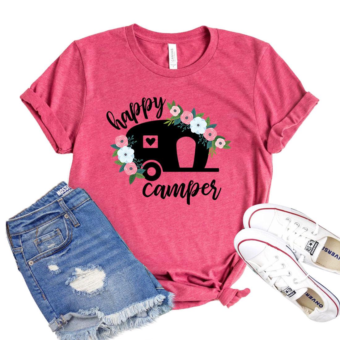Happy Camper T-shirt - VirtuousWares:Global
