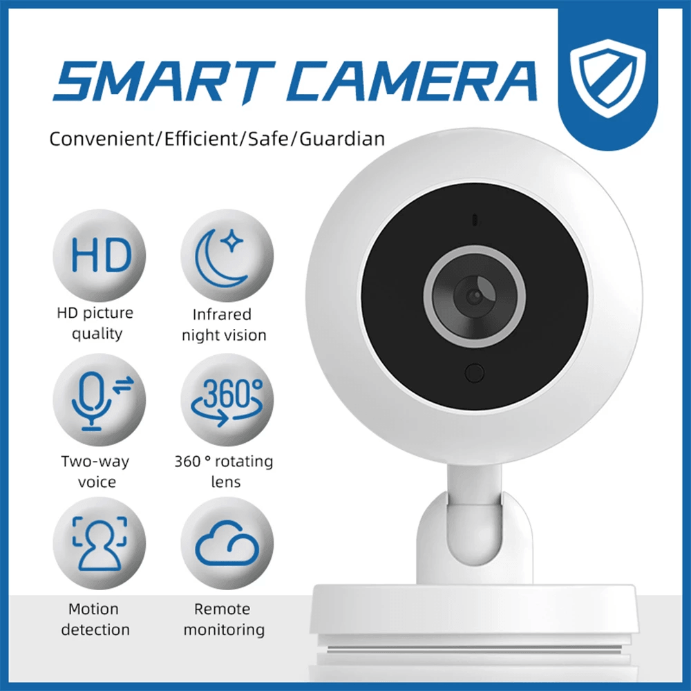 HD 1080P Smart Wifi Camera Network Home Security Camera 360° Rotate - VirtuousWares:Global