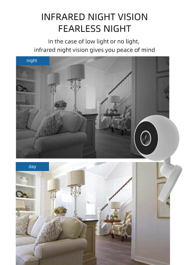 HD 1080P Smart Wifi Camera Network Home Security Camera 360° Rotate - VirtuousWares:Global