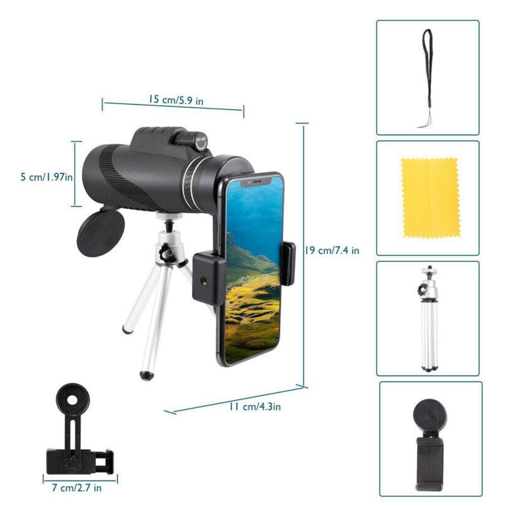 HD Monocular Tripod for Smartphones - VirtuousWares:Global