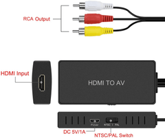 HDMI to AV Converter HDMI to Video Audio Adapter - VirtuousWares:Global