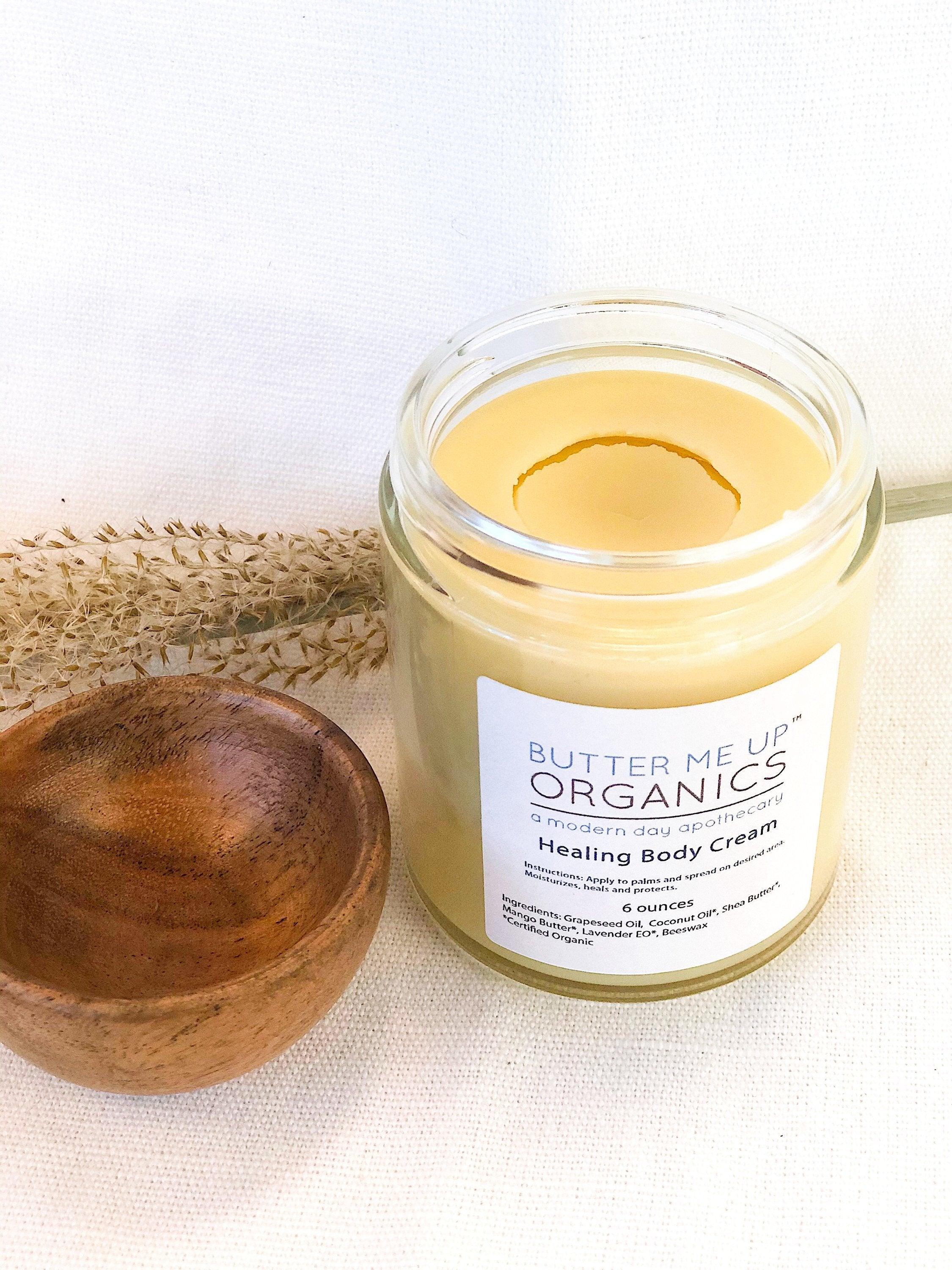 Healing Body Cream / organic body lotion / winter skin / dry skin / - VirtuousWares:Global