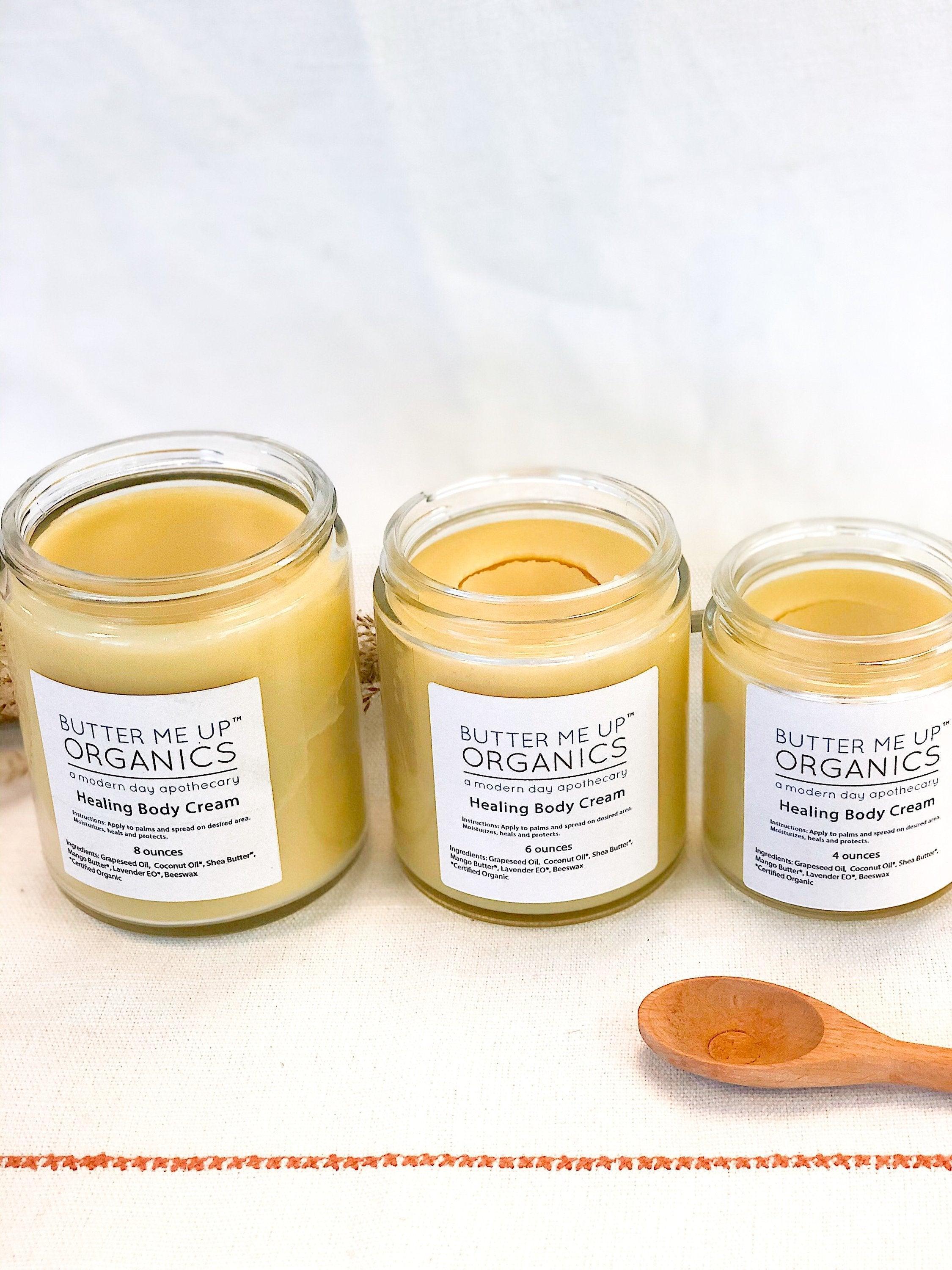 Healing Body Cream / organic body lotion / winter skin / dry skin / - VirtuousWares:Global