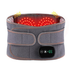 Heat Therapy Lumbar Brace Support Massager Waist Massager Back Belt - VirtuousWares:Global