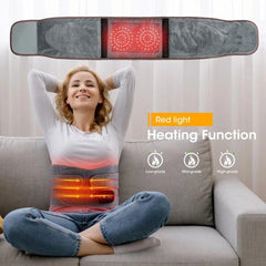 Heat Therapy Lumbar Brace Support Massager Waist Massager Back Belt - VirtuousWares:Global