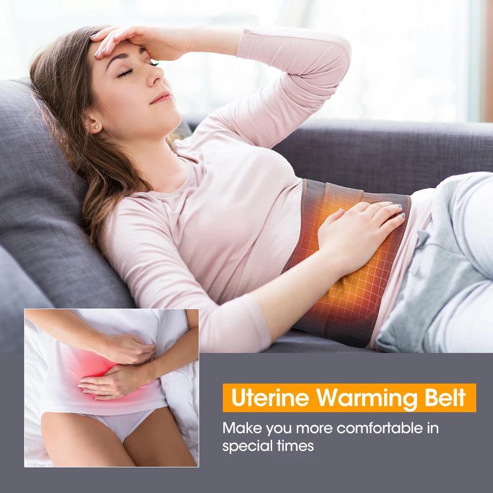 Heat Therapy Lumbar Brace Support Massager Waist Massager Back Belt - VirtuousWares:Global