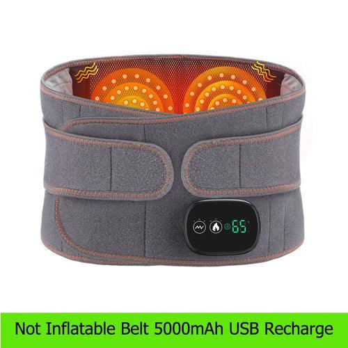 Heat Therapy Lumbar Brace Support Massager Waist Massager Back Belt - VirtuousWares:Global