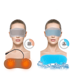 Heated Eye Mask Cold & Warm Eye Compress Aroma Therapy Dry Eyes Dark - VirtuousWares:Global