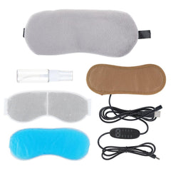 Heated Eye Mask Cold & Warm Eye Compress Aroma Therapy Dry Eyes Dark - VirtuousWares:Global