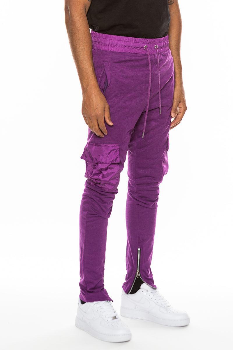 Heathered Cotton Blend Joggers - VirtuousWares:Global