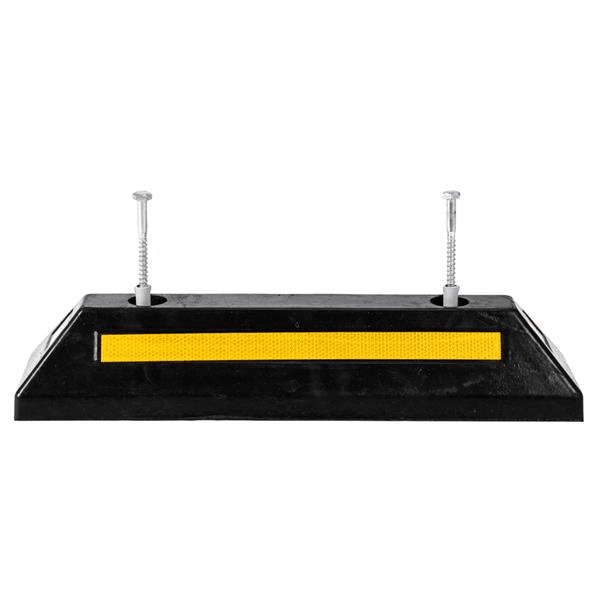 Heavy Duty Rubber Parking Curb Car Wheel Chock - VirtuousWares:Global