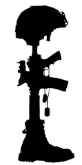 Helmet Boot Gun - Metal Wall Art - VirtuousWares:Global