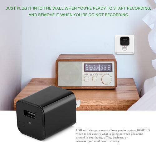 Hidden Camera HD 1080P USB Charger Home Security - VirtuousWares:Global