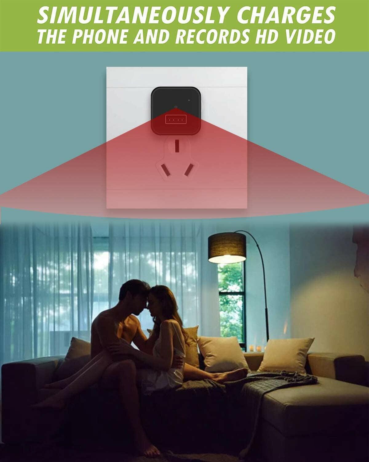 Hidden Camera HD 1080P USB Charger Home Security - VirtuousWares:Global