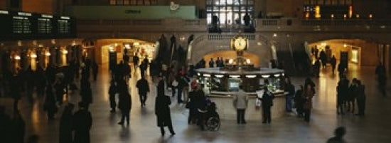 High angle view of a group of people in a station Grand Central Stati - VirtuousWares:Global