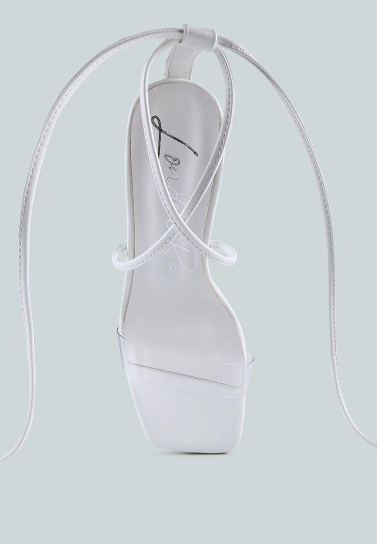 high cult strappy tie-up block heels - VirtuousWares:Global