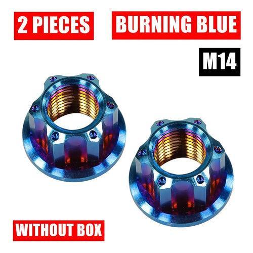 High-End M14 Titanium Alloy Flange Fancy Nut for ZERO 10X 11X VSETT - VirtuousWares:Global