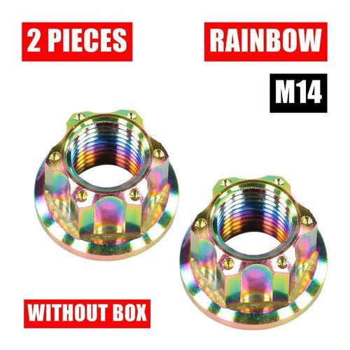 High-End M14 Titanium Alloy Flange Fancy Nut for ZERO 10X 11X VSETT - VirtuousWares:Global
