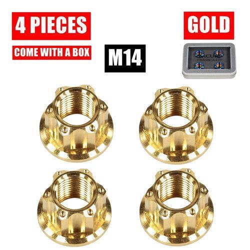 High-End M14 Titanium Alloy Flange Fancy Nut for ZERO 10X 11X VSETT - VirtuousWares:Global