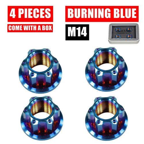 High-End M14 Titanium Alloy Flange Fancy Nut for ZERO 10X 11X VSETT - VirtuousWares:Global