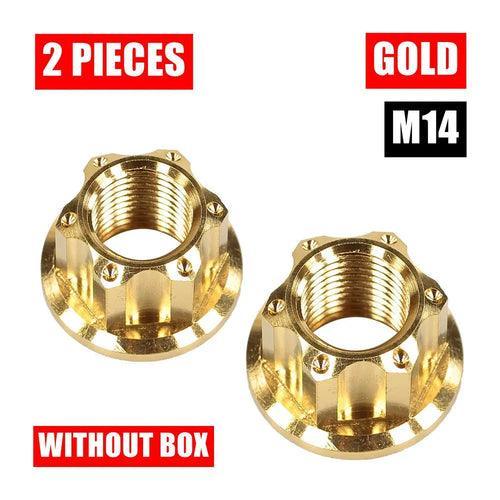 High-End M14 Titanium Alloy Flange Fancy Nut for ZERO 10X 11X VSETT - VirtuousWares:Global