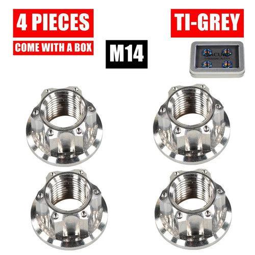 High-End M14 Titanium Alloy Flange Fancy Nut for ZERO 10X 11X VSETT - VirtuousWares:Global