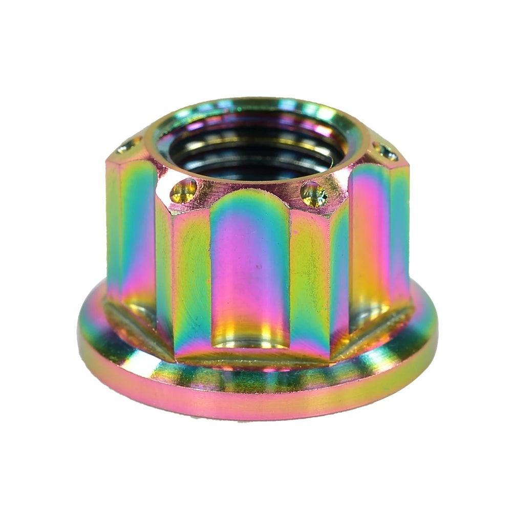 High-End M14 Titanium Alloy Flange Fancy Nut for ZERO 10X 11X VSETT - VirtuousWares:Global