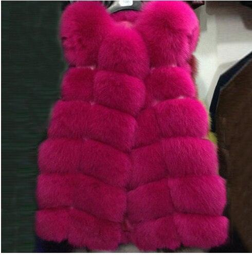 High quality Fur Vest coat Luxury Faux Fox Warm Women Coat Vests - VirtuousWares:Global