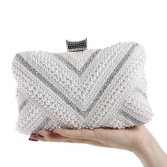 High Quality Ladies' Pearl Evening Handbag - VirtuousWares:Global