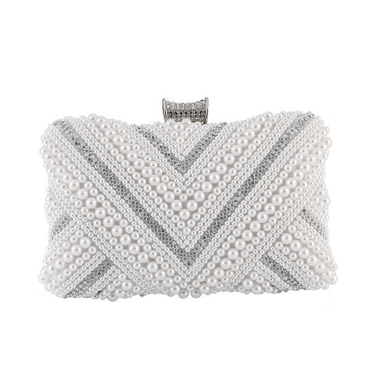 High Quality Ladies' Pearl Evening Handbag - VirtuousWares:Global