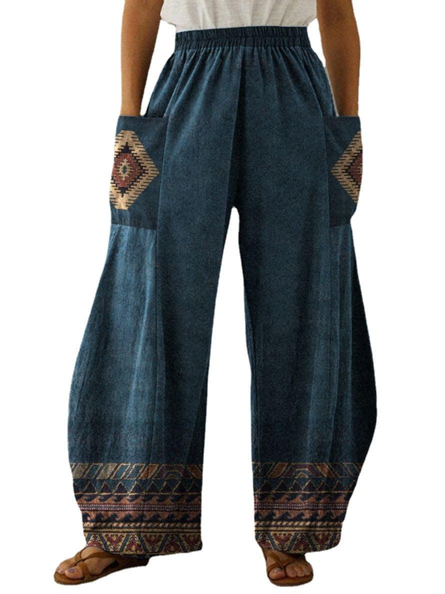 High Waist Loose Long Wide Leg Women's Pants - VirtuousWares:Global