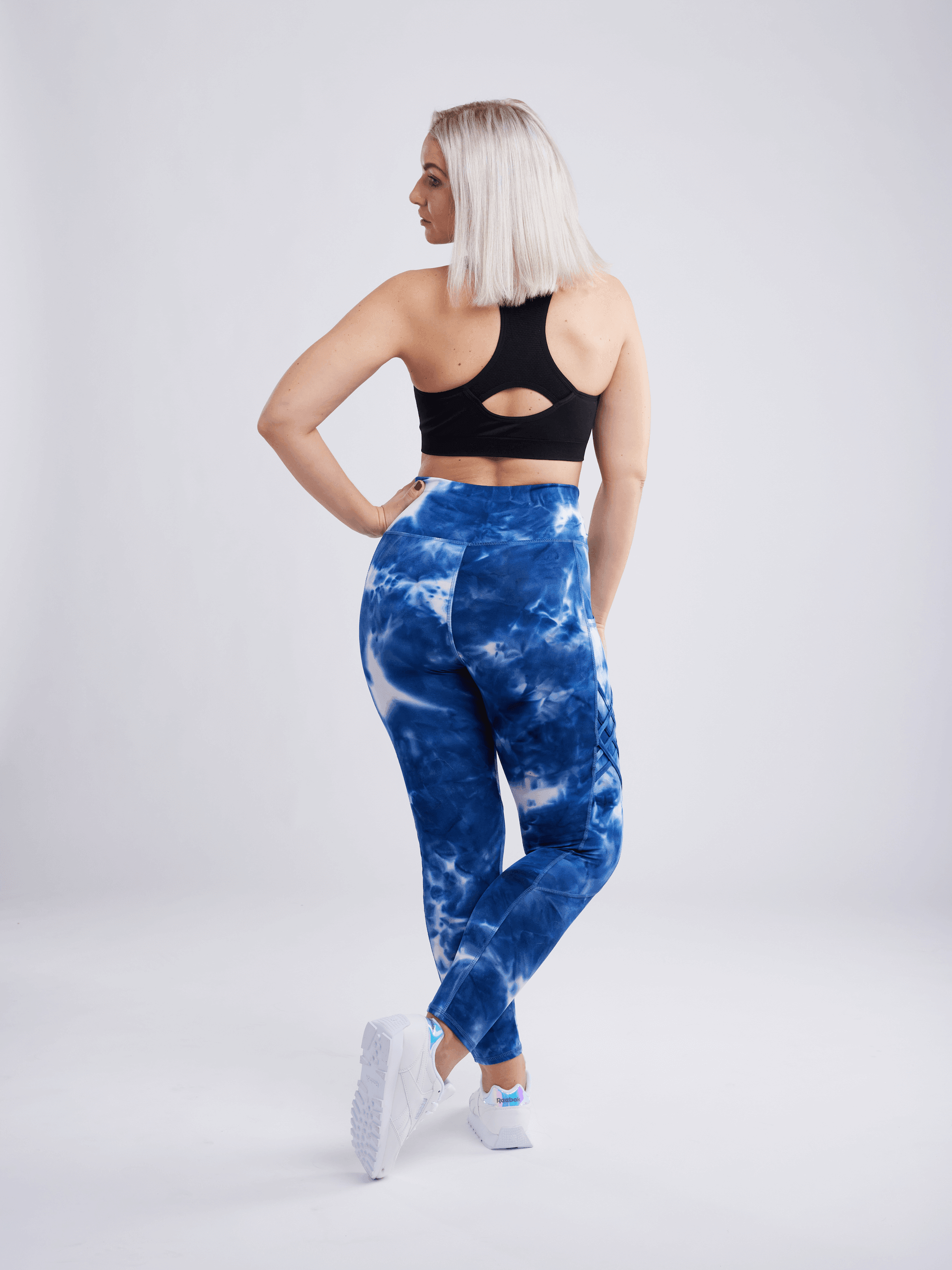 High-Waisted Criss-Cross Training Leggings with Hip Pockets - VirtuousWares:Global