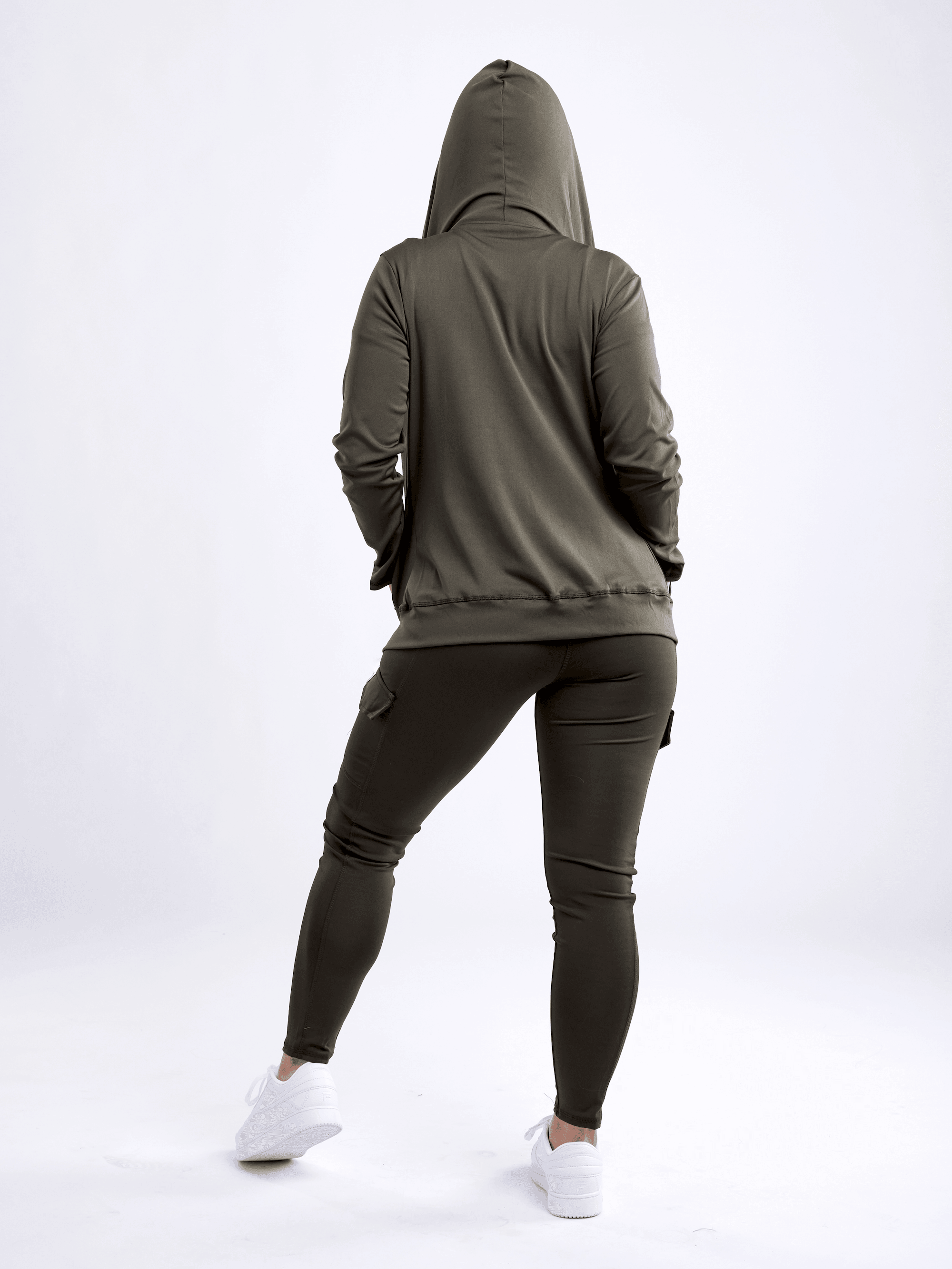 High-Waisted Leggings with Side Cargo Pockets - VirtuousWares:Global