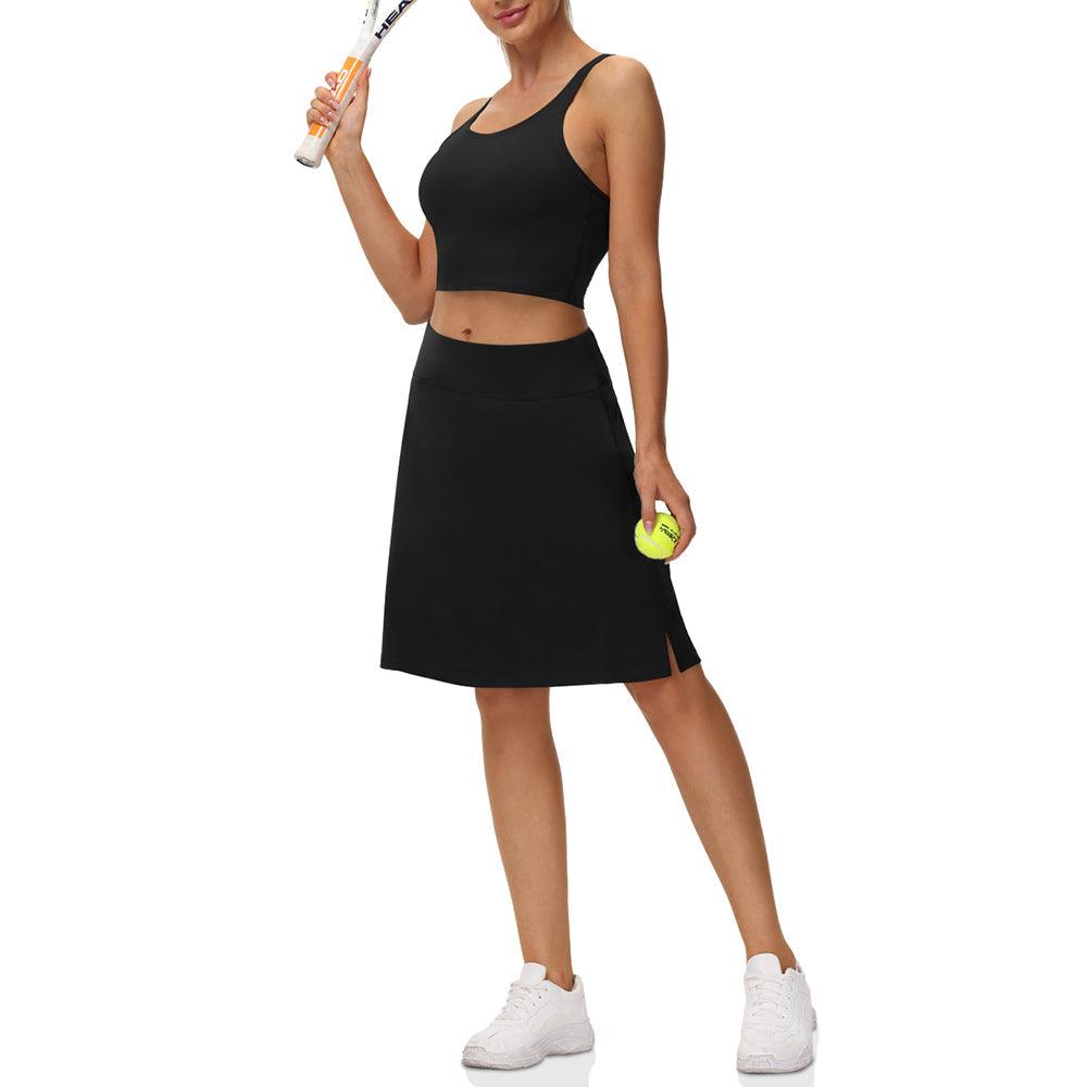High-Waisted Tennis Skirts With Pockets Gym Workout Shorts for Women - VirtuousWares:Global