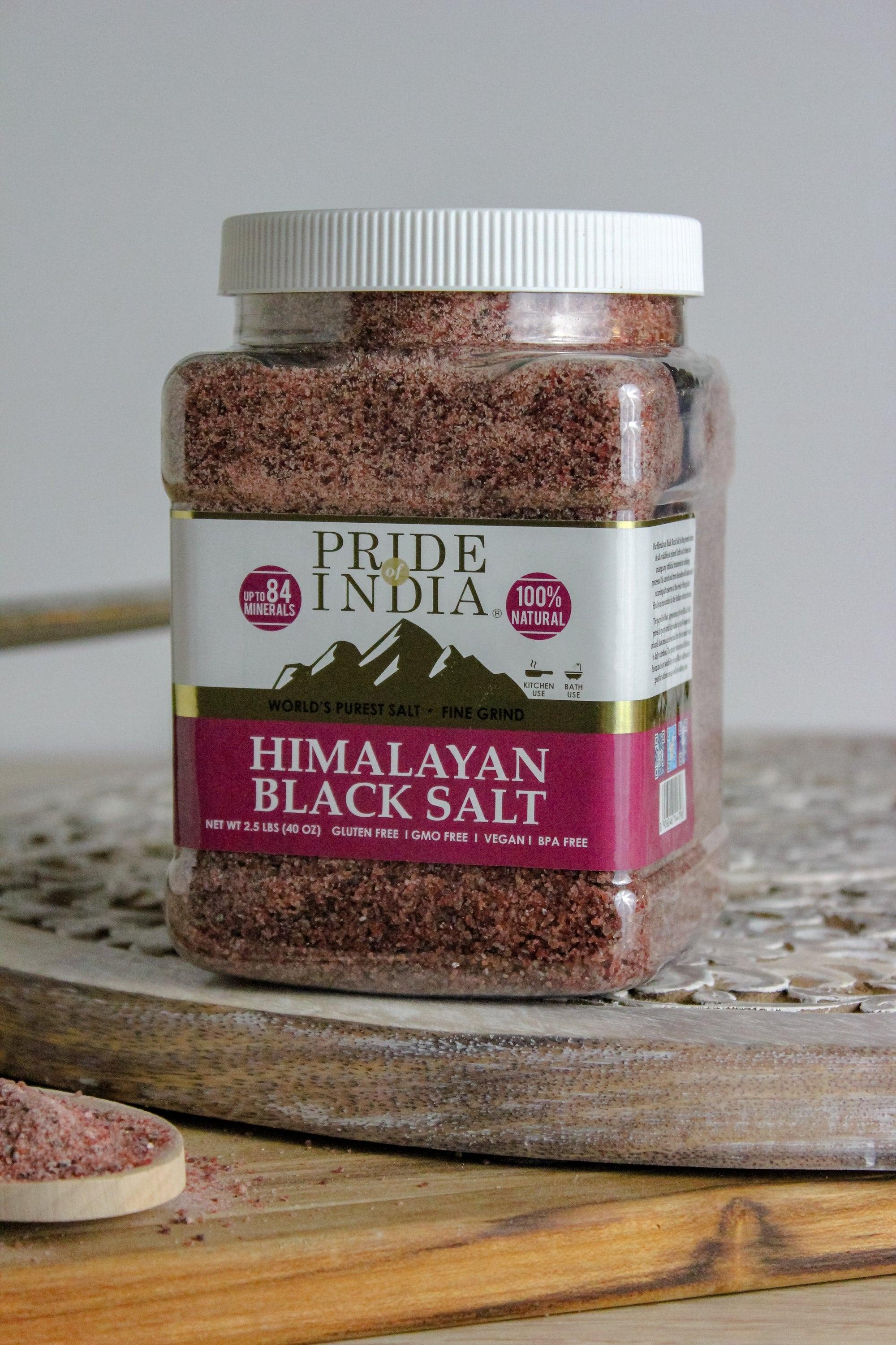 Himalayan Black Rock Salt (Kala Namak) - Fine Grind - VirtuousWares:Global