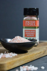 Himalayan Pink Rock Salt - Medium Grind - Small Dual Sifter Jar - VirtuousWares:Global