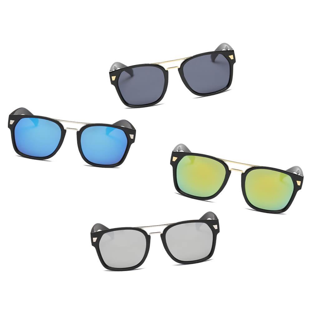 HINDMARSH | Classic Retro Square Frame Fashion Sunglasses - VirtuousWares:Global