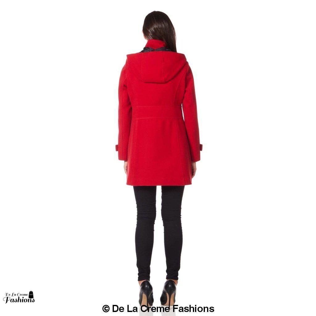 Hooded Toggle Fastened Slim Fit Coat - VirtuousWares:Global