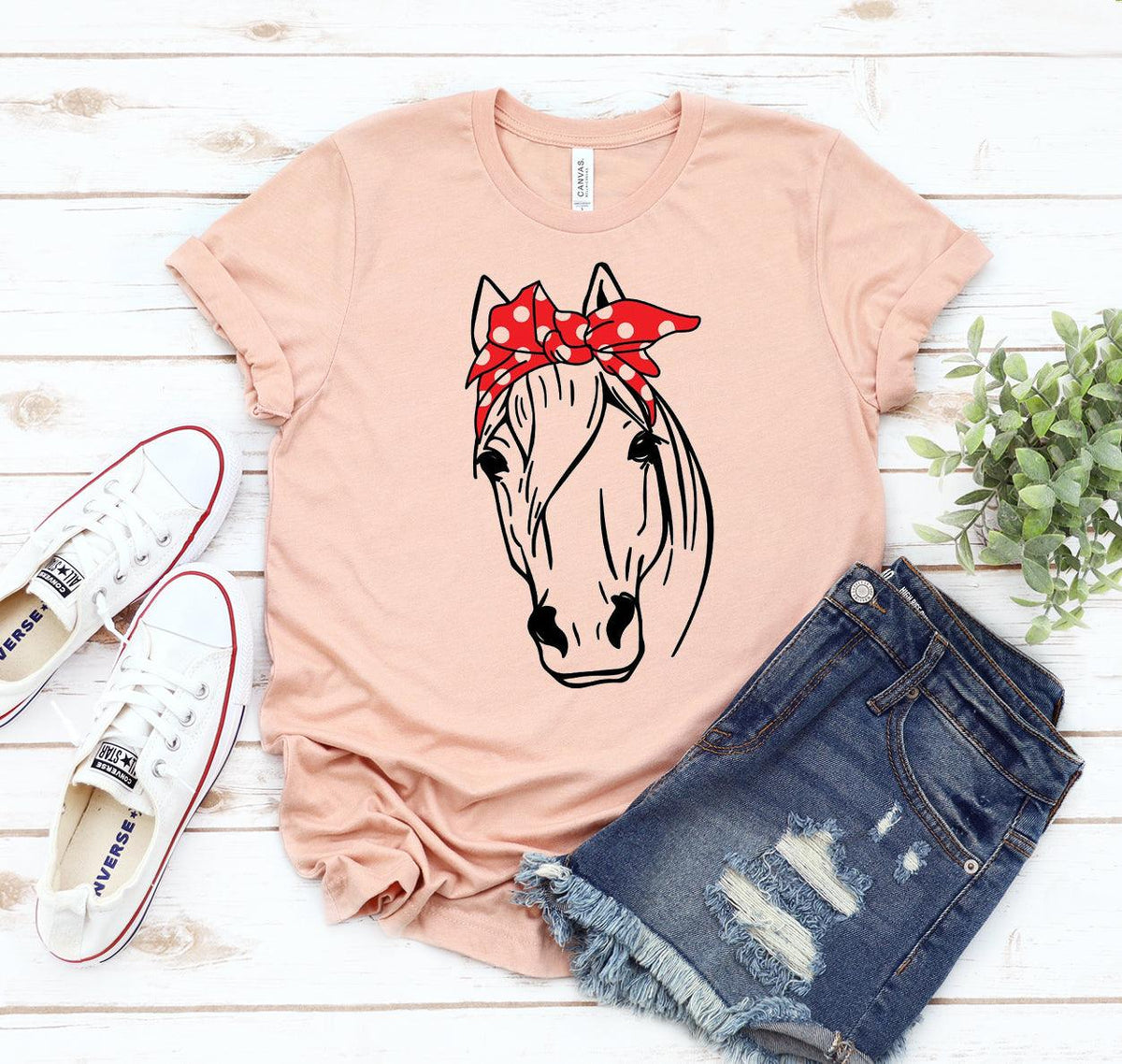 Horse Bandana T-shirt - VirtuousWares:Global