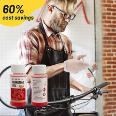Hot Bicycle Brake Mineral Oil System 60Ml Fluid Cycling Mountain Bikes - VirtuousWares:Global