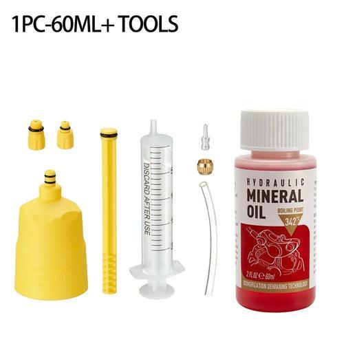 Hot Bicycle Brake Mineral Oil System 60Ml Fluid Cycling Mountain Bikes - VirtuousWares:Global