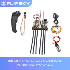 HOT SALES Screen Remote vs Dual FSESC4.20 Plus (Based on VESC ) Combo - VirtuousWares:Global