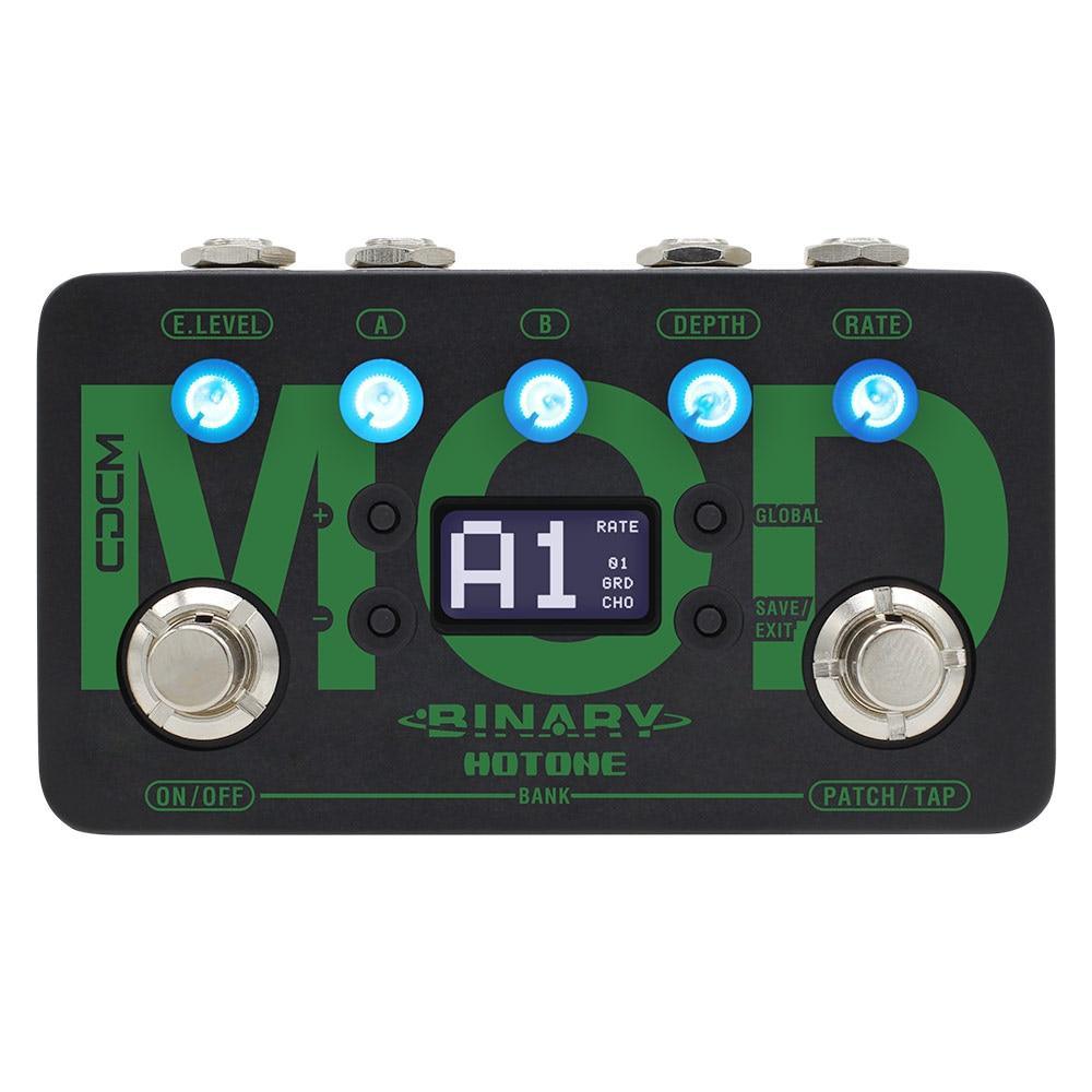 Hotone Binary Mod Multi-Mode Chorus Flanger Tremolo Phaser Rotary Vibe - VirtuousWares:Global